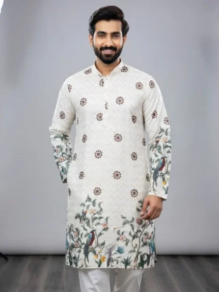Daaman Work Kurta Pajama